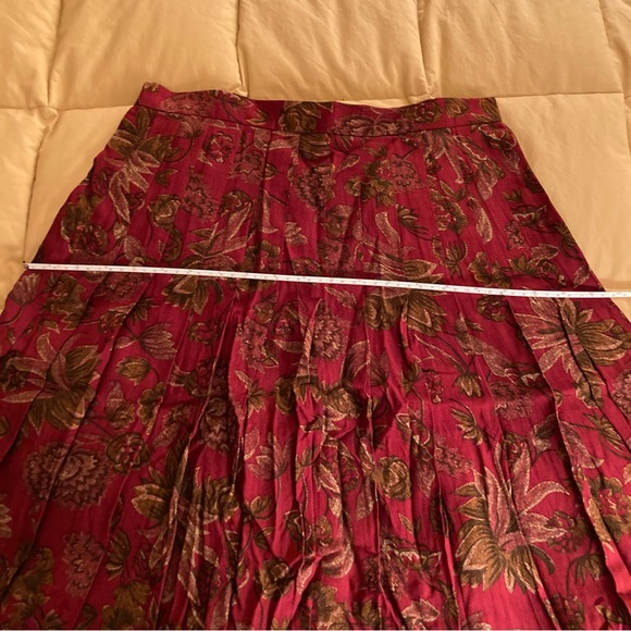 Vintage Seasons Best Wool Floral Skirt Medium - Picture 8 of 13